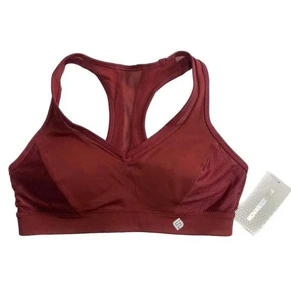 Fashion Nova Womans Set In Motion Sports Bra In Sculpt Tech - Red Size XS - Picture 1 of 5